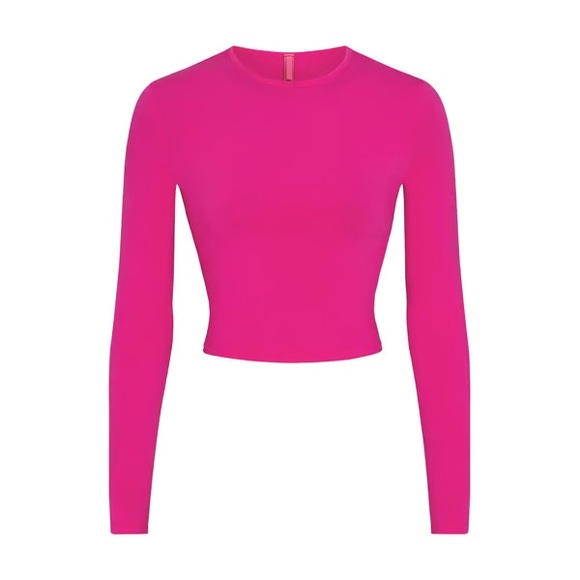 Skims | New Vintage Cropped Long Sleeve T-Shirt - Picture 4 of 5